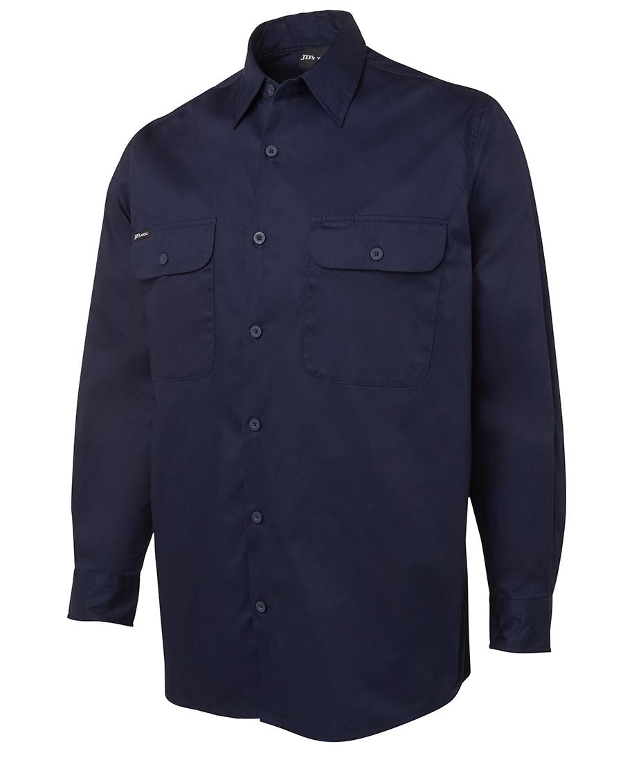 JB's Long Sleeve 150G Work Shirt - 6WSLL