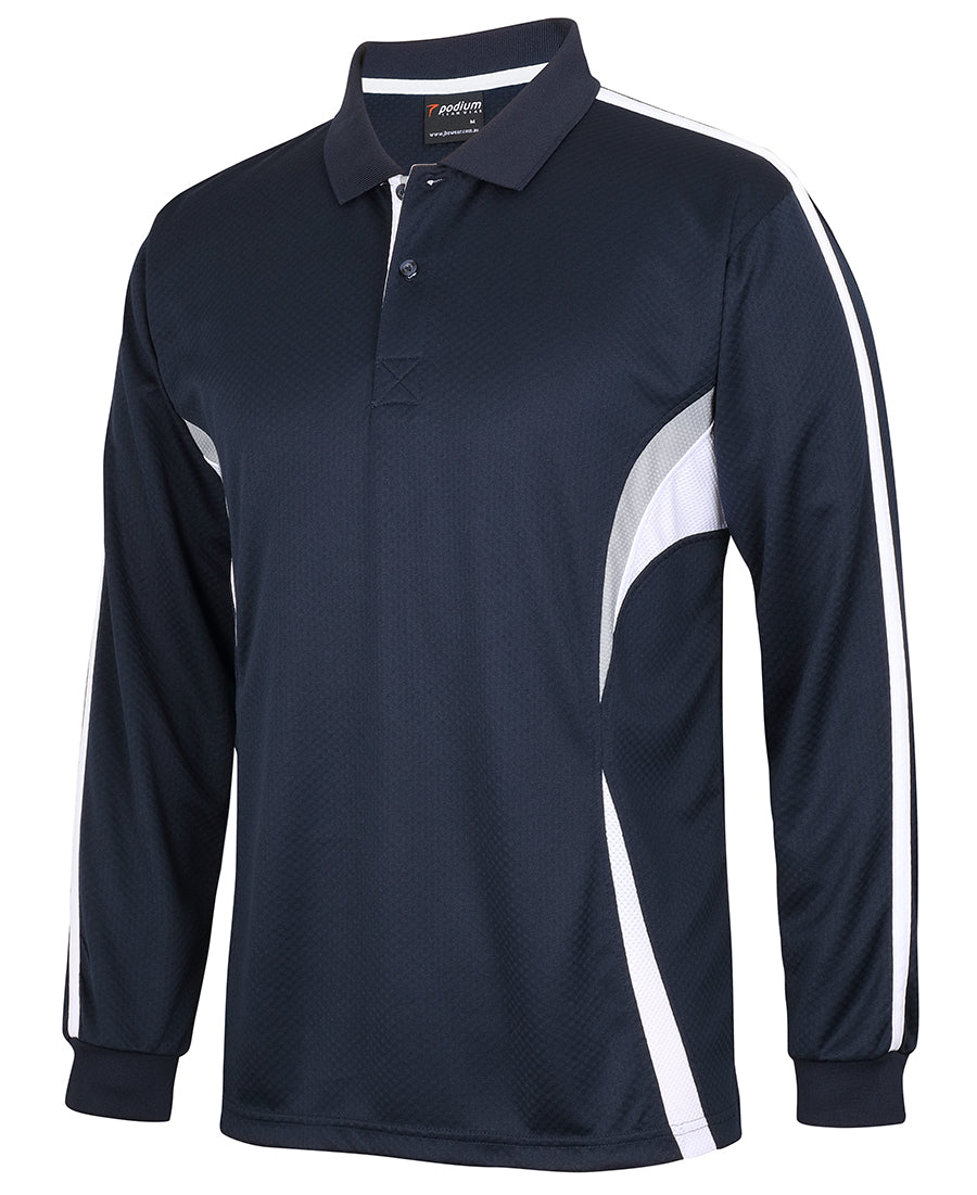 Podium Long Sleeve Cool Polo - 7CLP