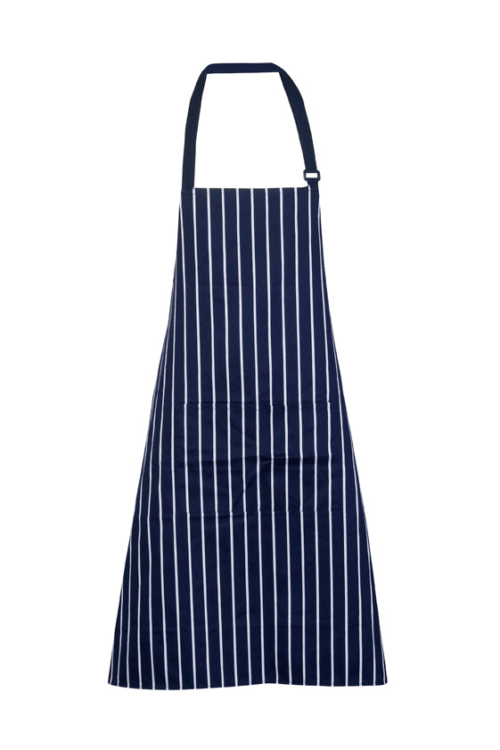 Striped Full Bib Apron - AP603B