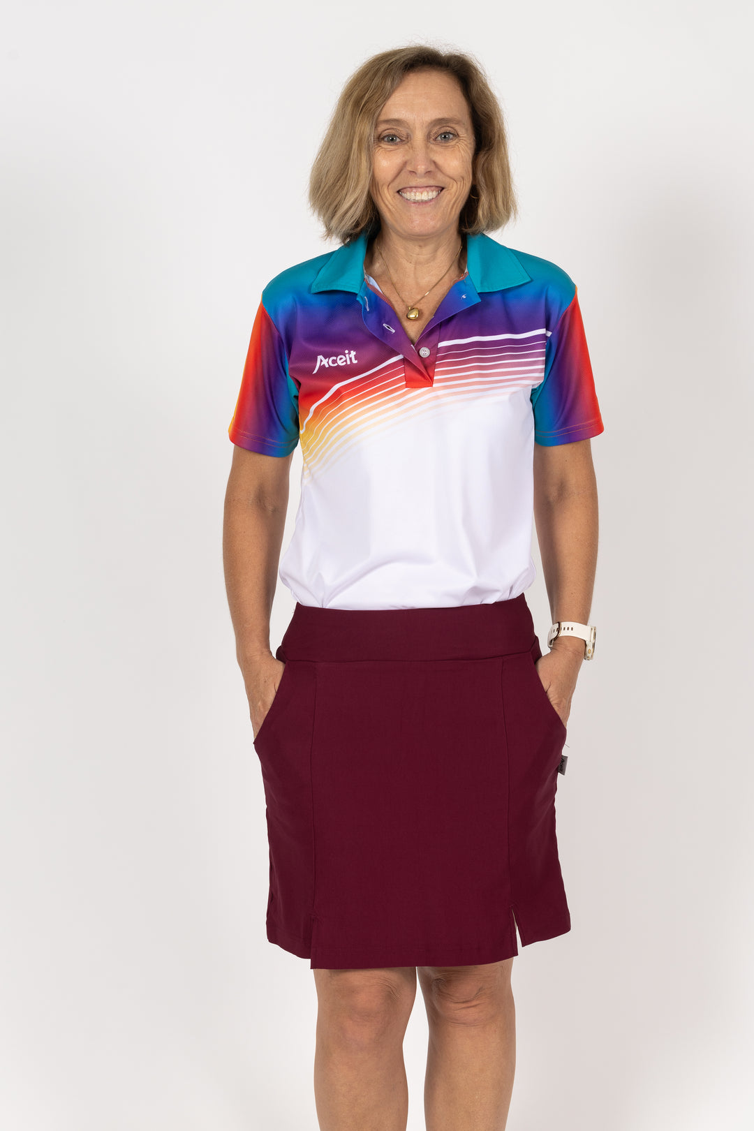 Aceit Ladies Bowls Stretch Skort - LSK06