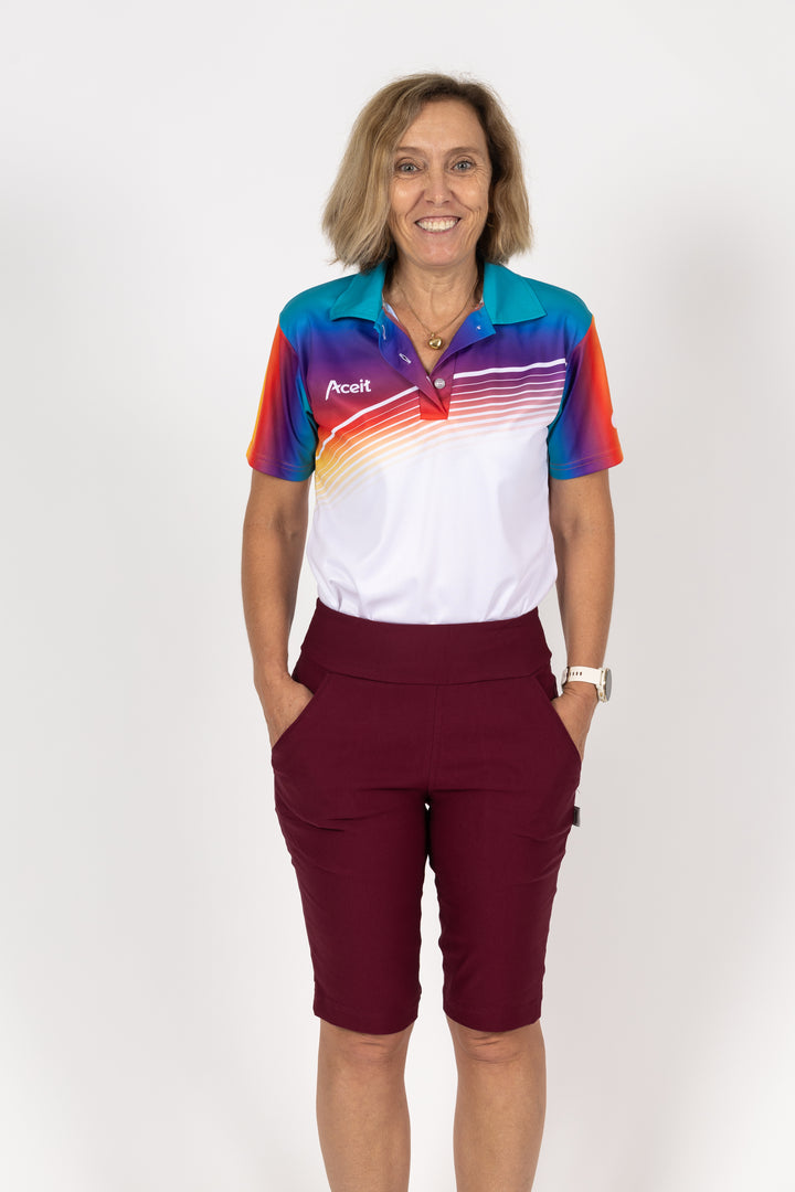 Aceit Ladies Bowls Stretch Short - LSS200AU