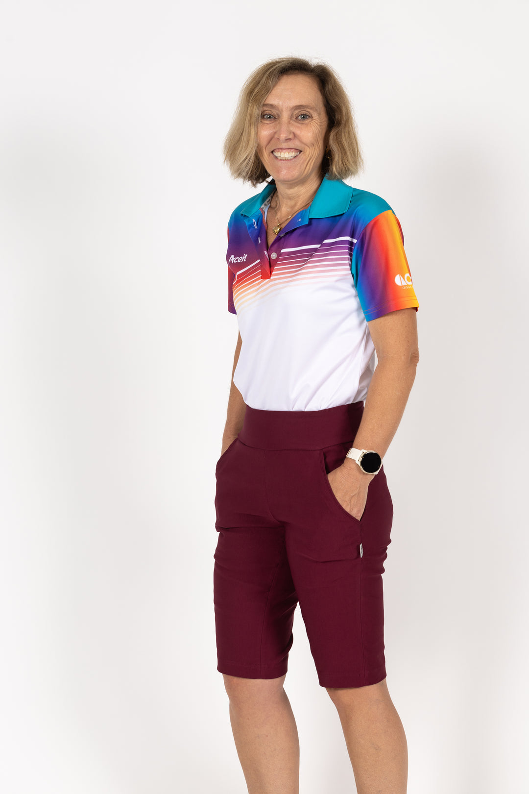 Aceit Ladies Bowls Stretch Short - LSS200AU