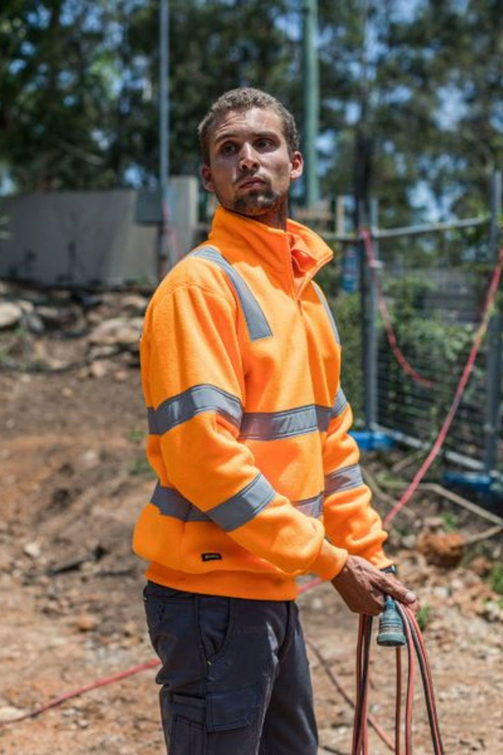 X Taped Hi Vis 1/4 Zip Pullover - BK6814XT