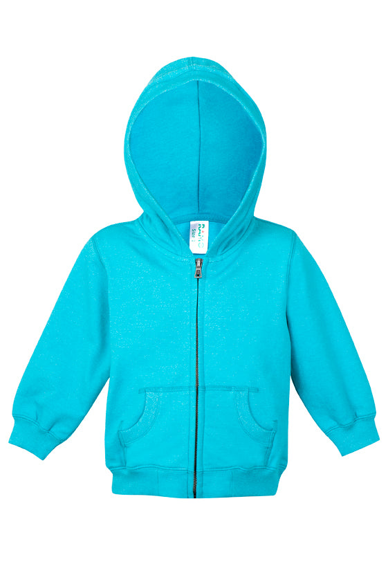 Babies Heather Zip Hoodie - F180ZZ