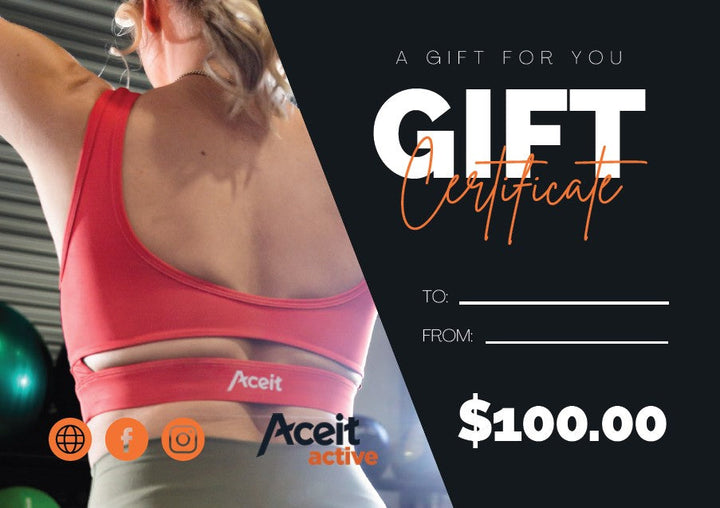 Aceit Active Gift Certificate