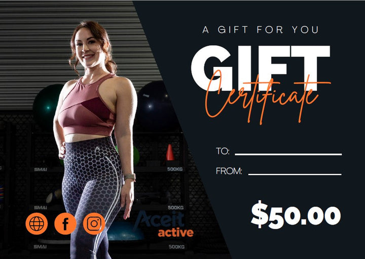 Aceit Active Gift Certificate