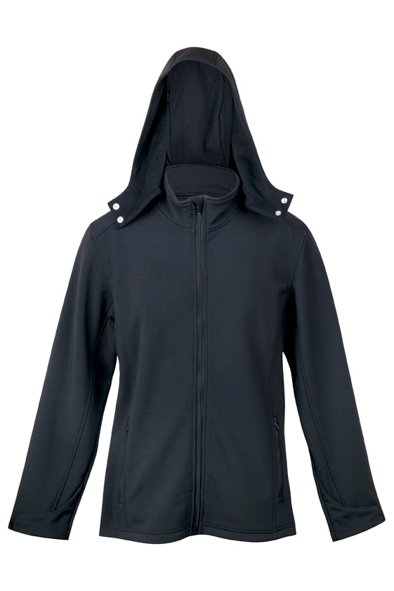 Men's Soft Shell Hooded Jacket - J483HZ