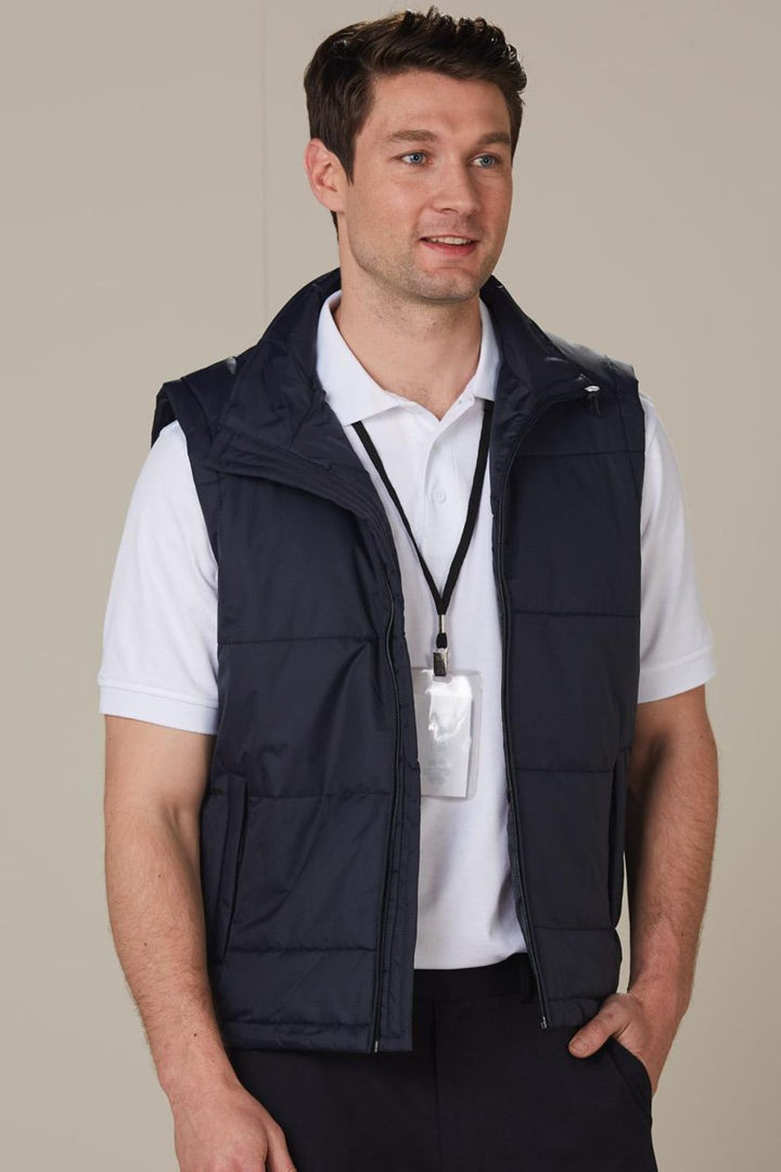 Men's Nylon Rip-Stop Padded Vest - JK29