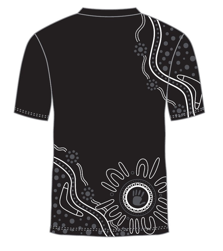 Custom Indigenous Polo Shirt - Kali Rainforest