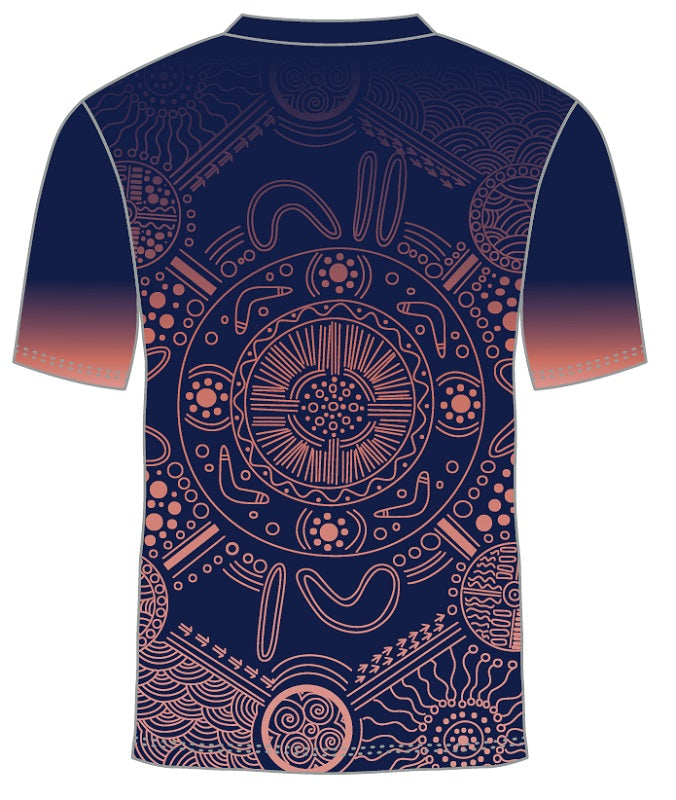 Custom Indigenous Polo Shirt - Kaya Dreaming