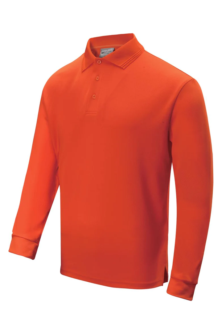 Men’s Micro Mesh Long Sleeve Polo Shirt CP1632 (9 Colours) with BA Embroidered Logo