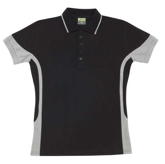 Women's Contrast Polycotton Polo - P519LD