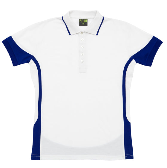 Women's Contrast Polycotton Polo - P519LD