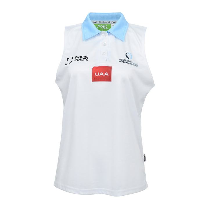 WSAS Netball Umpire Sleeveless Polos Shirt LP103