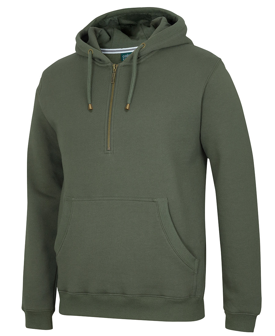 C Of C Brass 1/2 Zip Hoodie - S3FHZ