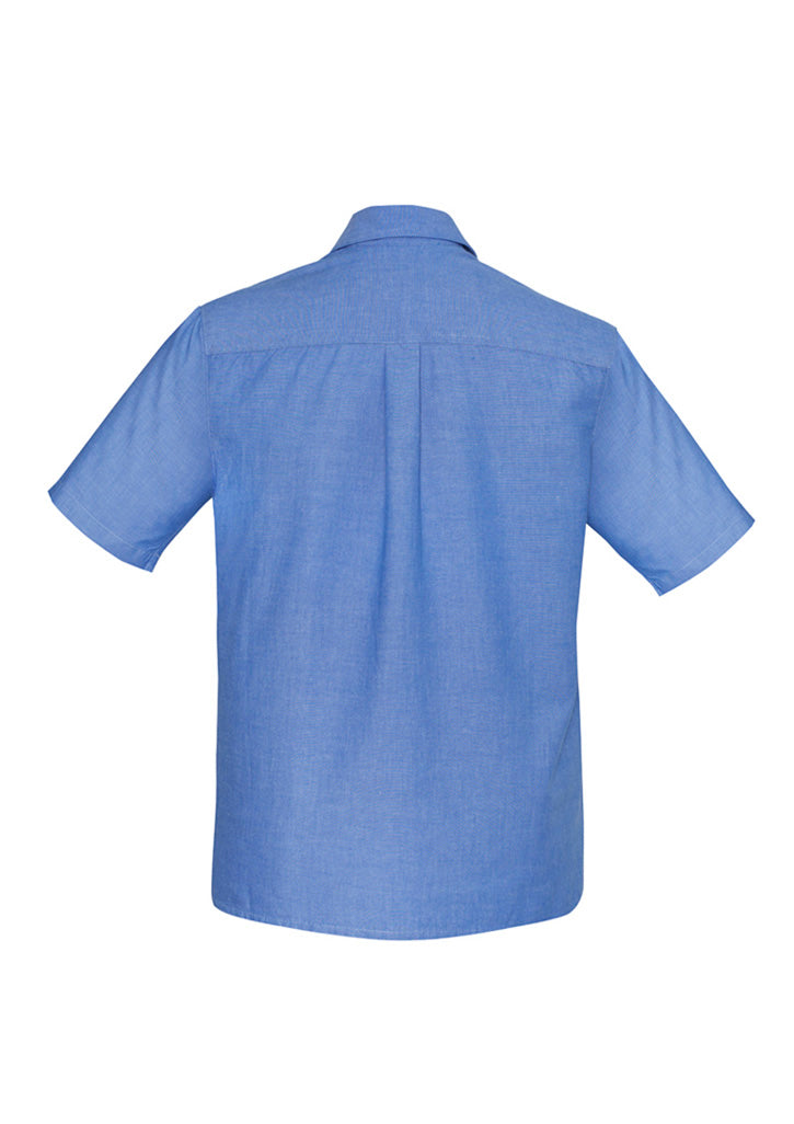 Men's Chambray Short Sleeve Shirt - SH113