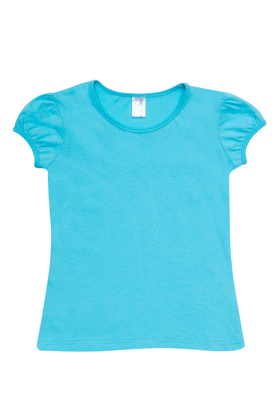 Girls Short Sleeve Puff Sleeve - T301GL