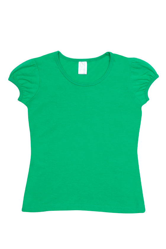 Girls Short Sleeve Puff Sleeve - T301GL