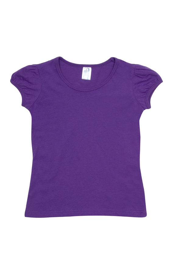 Girls Short Sleeve Puff Sleeve - T301GL