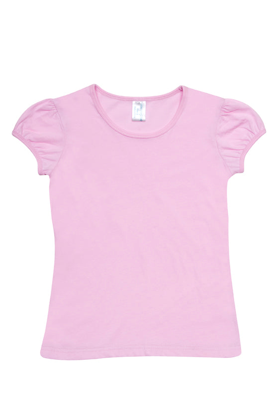 Girls Short Sleeve Puff Sleeve - T301GL