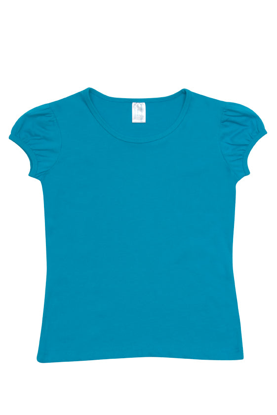 Girls Short Sleeve Puff Sleeve - T301GL