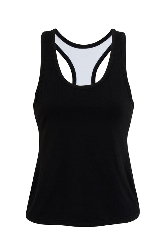 Ladies Self Brassiere Singlet - T666LD