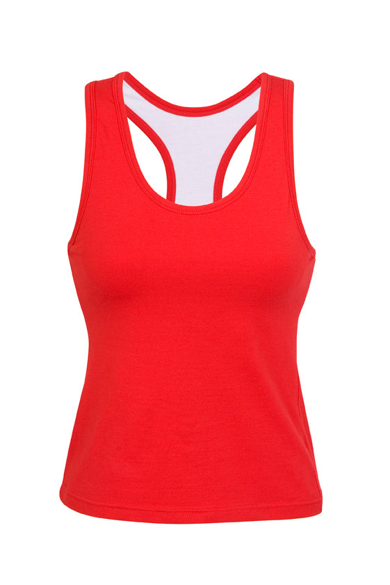 Ladies Self Brassiere Singlet - T666LD