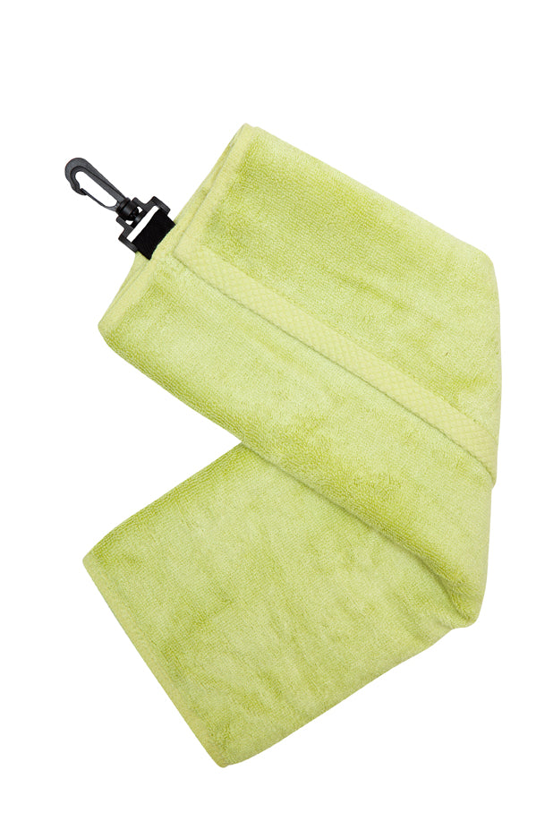 Bamboo Cotton Golf Towel with Plastic Hook Towel - TW001G