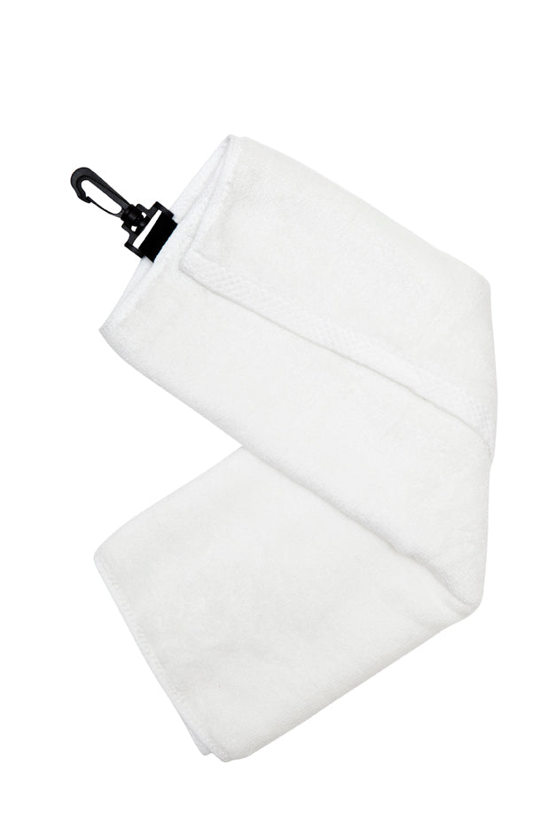 Bamboo Cotton Golf Towel with Plastic Hook Towel - TW001G