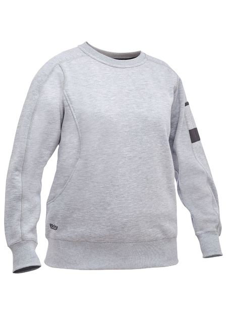 Women's Fleece Crew Neck Jumper - BKL6723