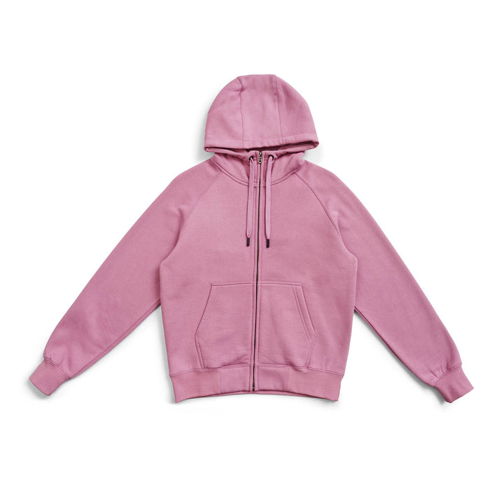 Ladies/Junior Cotton Care Kangaroo Pocket Zipper Hoodie - F370UN