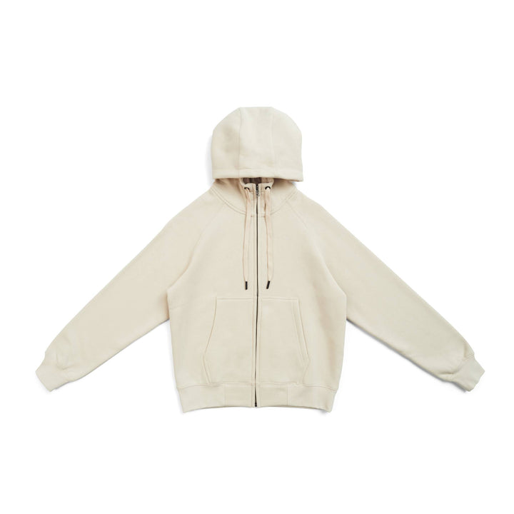 Ladies/Junior Cotton Care Kangaroo Pocket Zipper Hoodie - F370UN