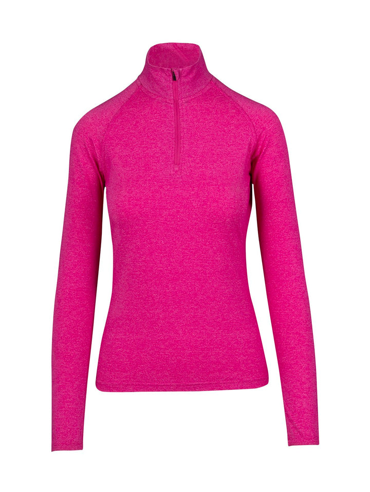 Ladies Greatness Half Zip Mock Neck - F389LD