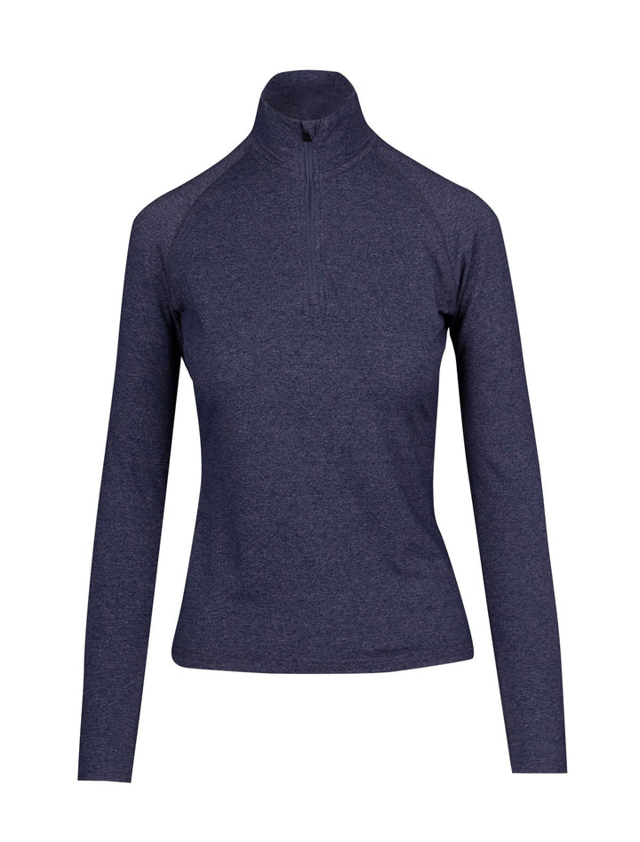 Ladies Greatness Half Zip Mock Neck - F389LD