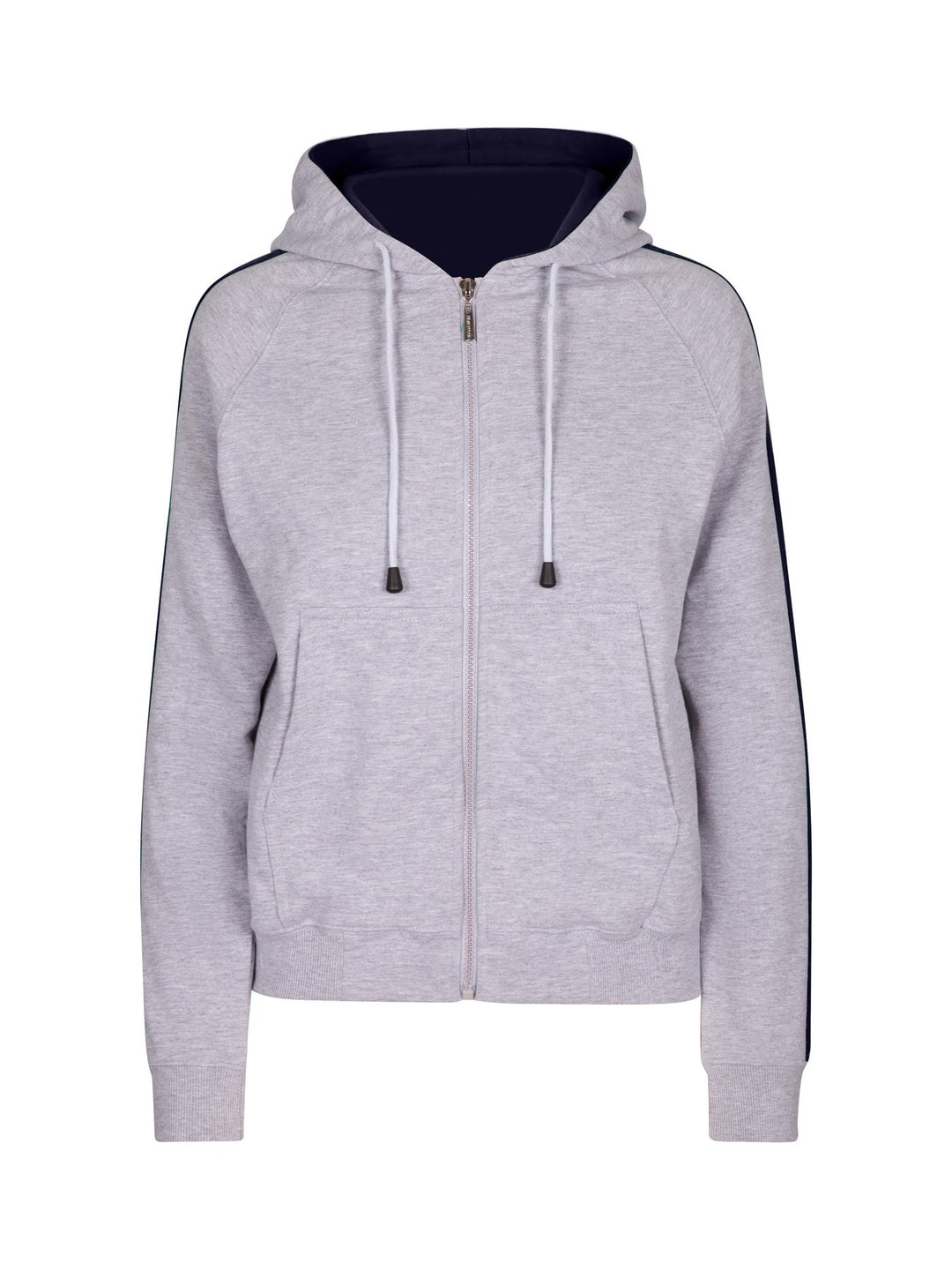 Ladies/Junior Stripe Sleeves Hoodies - F600UN