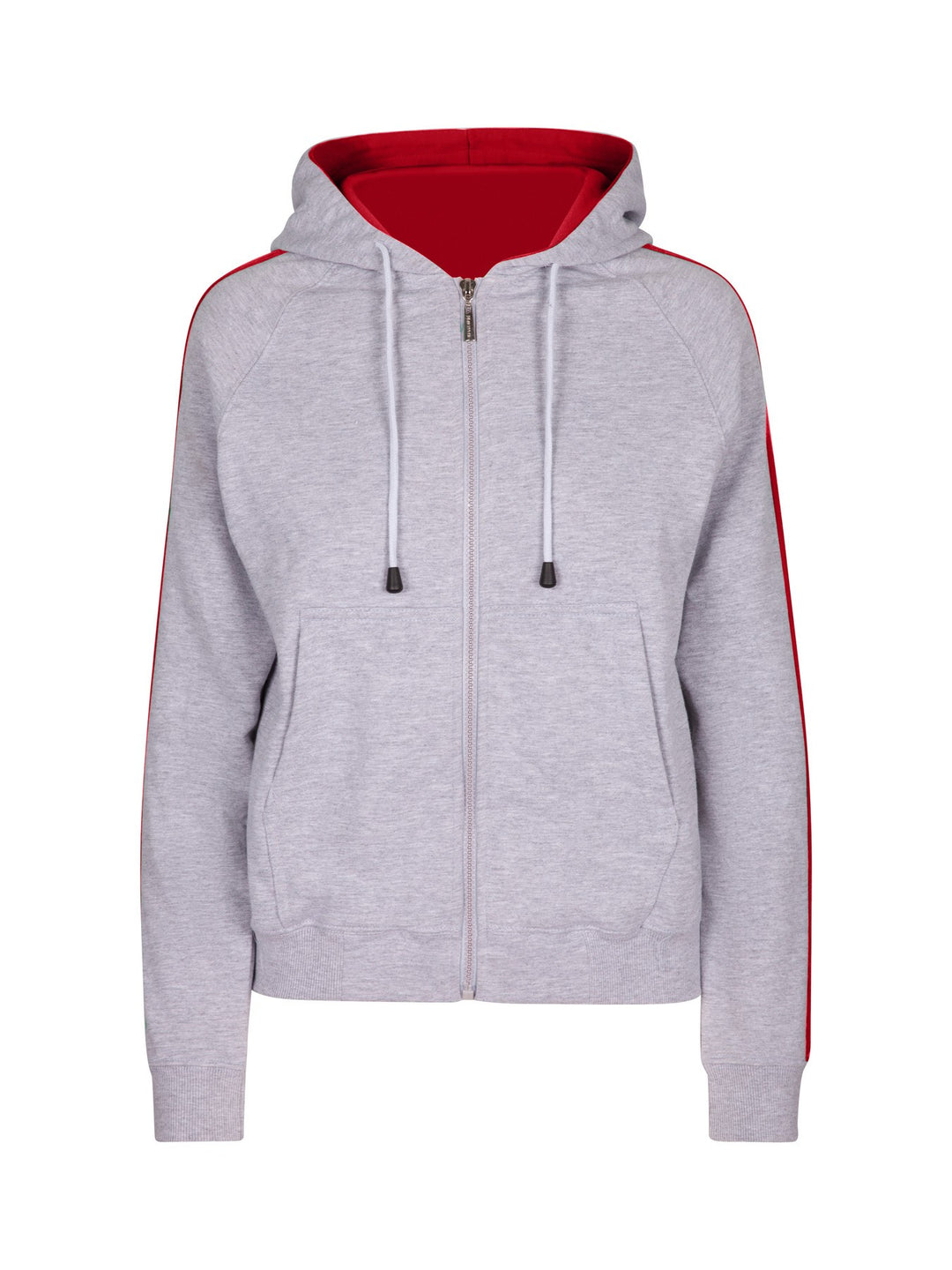 Ladies/Junior Stripe Sleeves Hoodies - F600UN