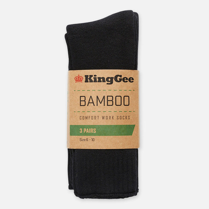 Men’s Bamboo Crew Work Socks - 3 Pack - K09230