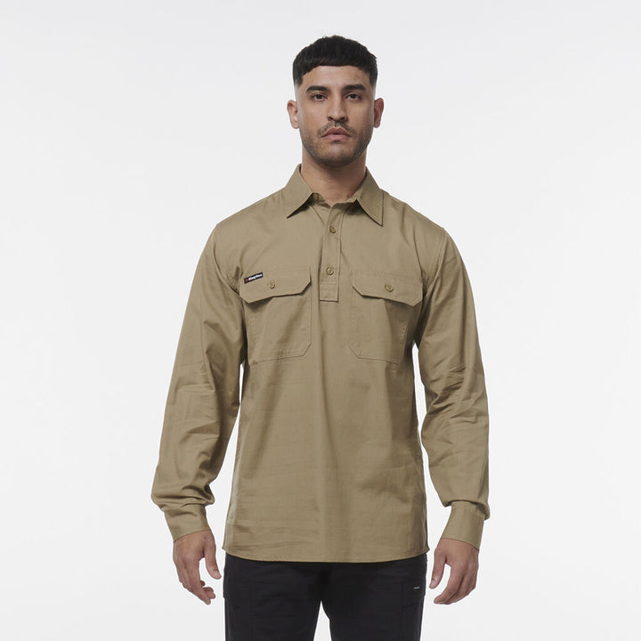 Workcool Vented Closed Front Shirt Long Sleeve - K14033