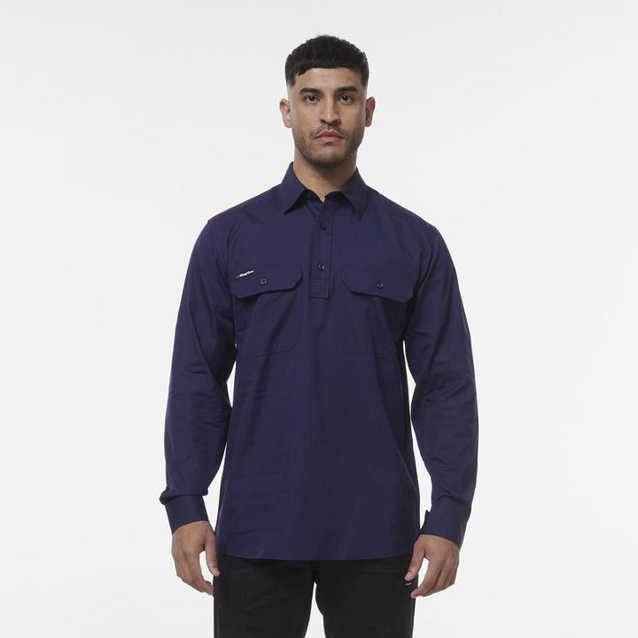 Workcool Vented Closed Front Shirt Long Sleeve - K14033