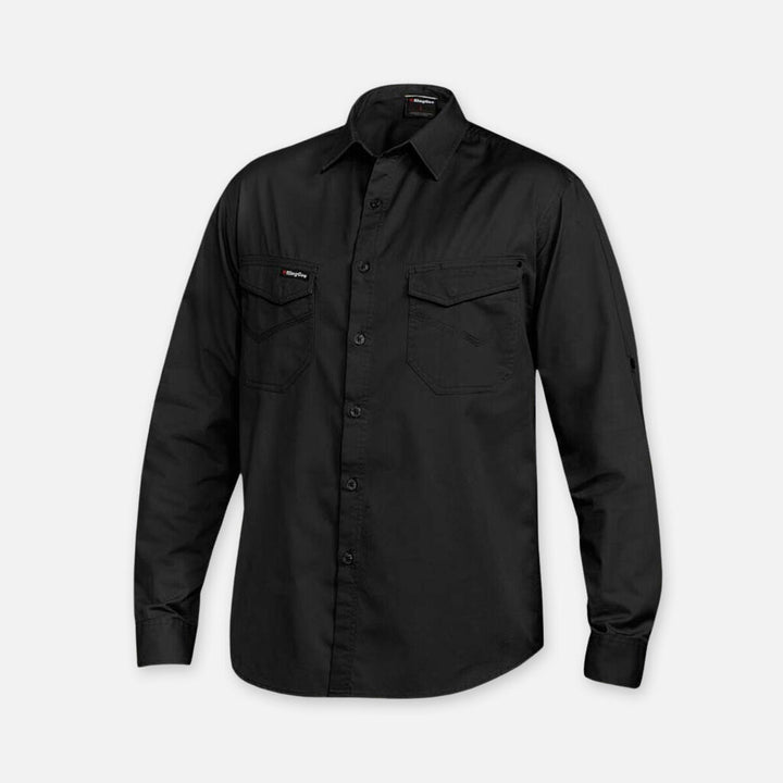 Tradies Lightweight Cotton Drill Long Sleeve Work Shirt - K14350