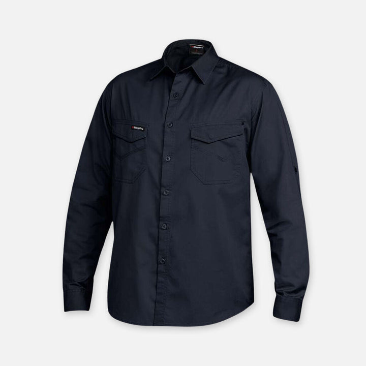 Tradies Lightweight Cotton Drill Long Sleeve Work Shirt - K14350