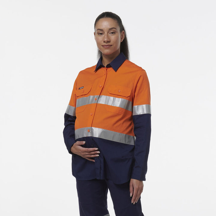 Womens Workcool Maternity Reflective Shirt - K44234