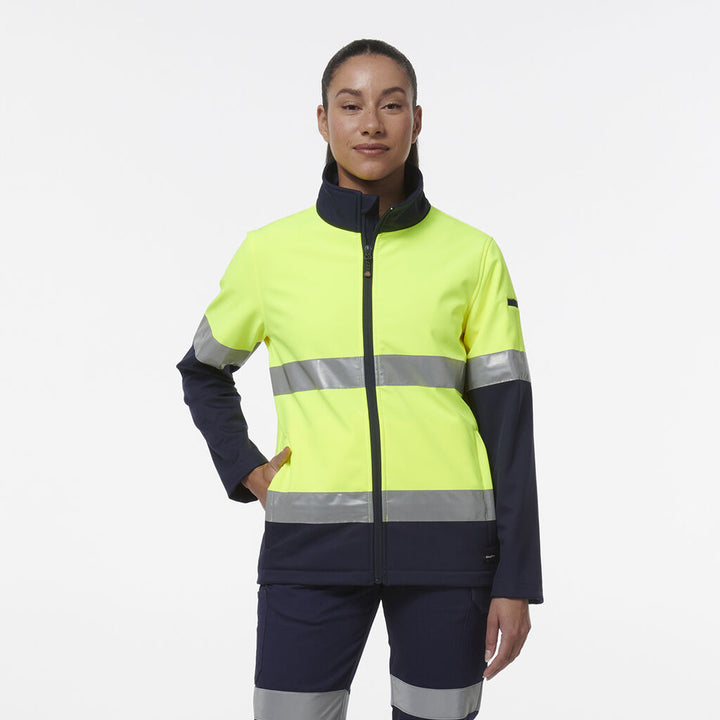 Women’s Reflective Spliced Soft Shell Jacket - K45006