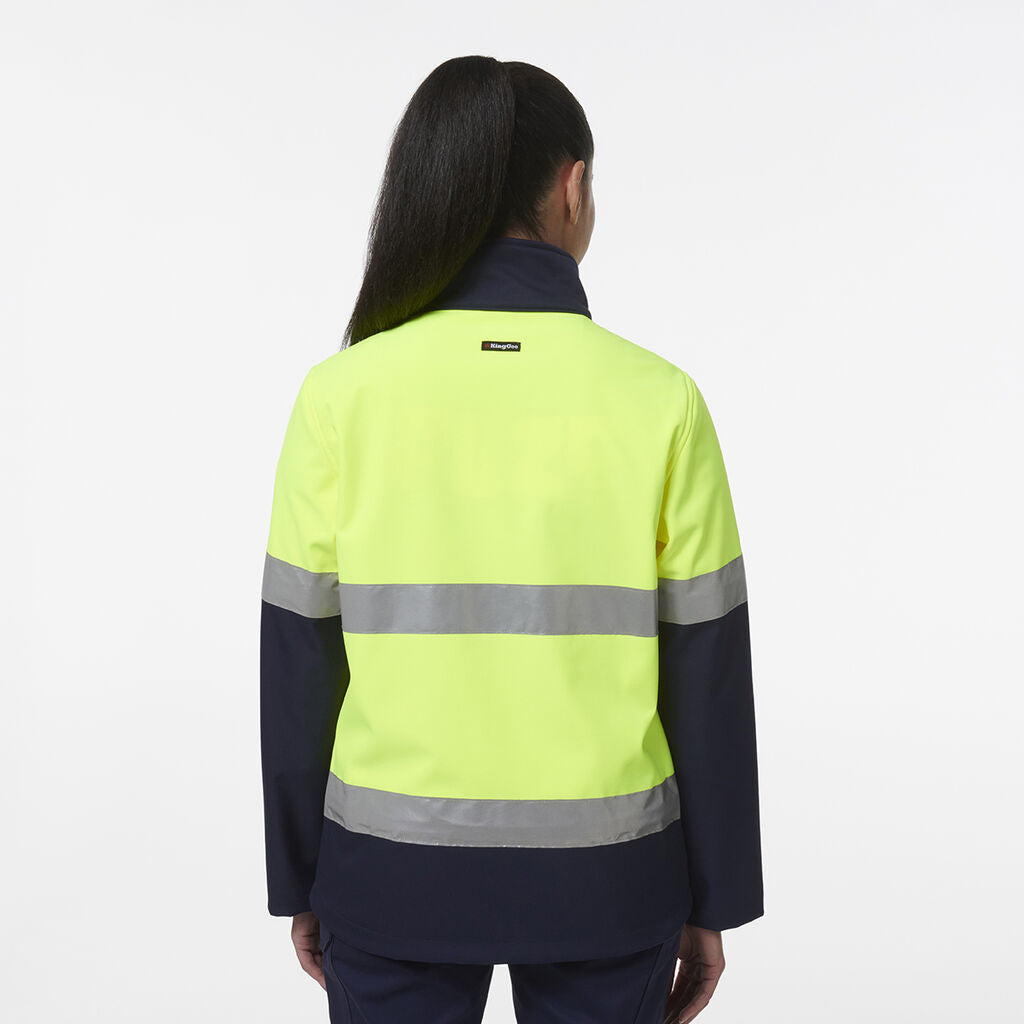 Women’s Reflective Spliced Soft Shell Jacket - K45006