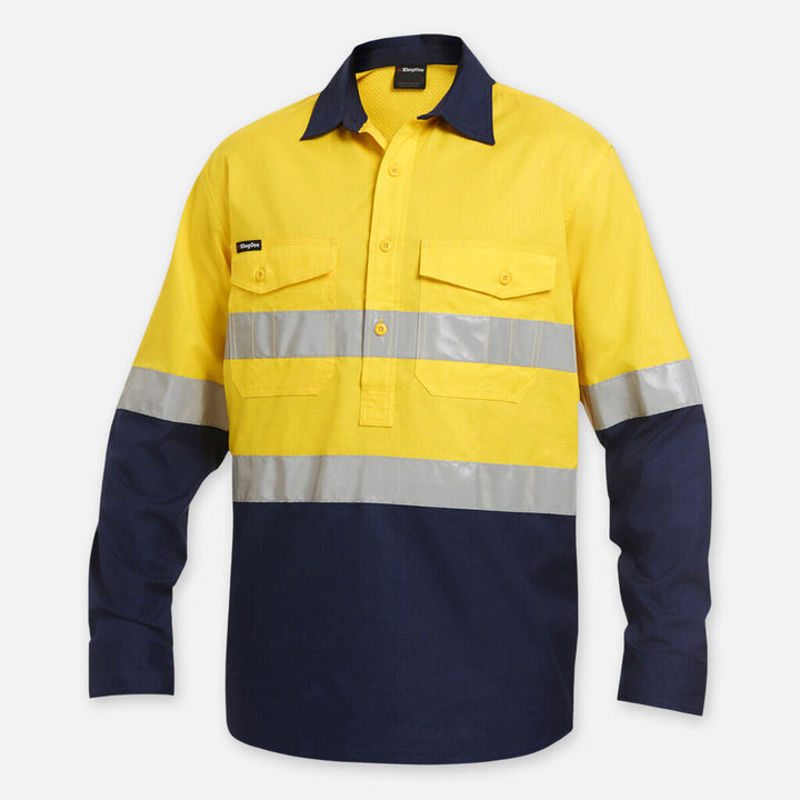 Workcool 2 Hi-Vis Reflective Closed Front Work Shirt - K54886