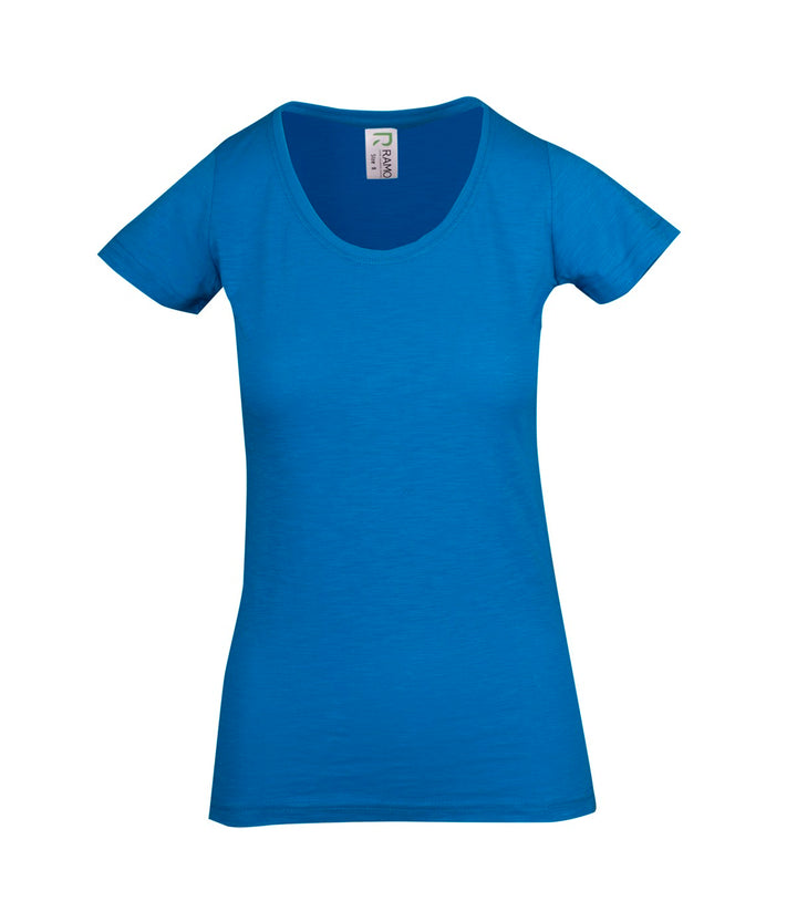 Women's Raw Cotton Wave T-shirt - T917LD