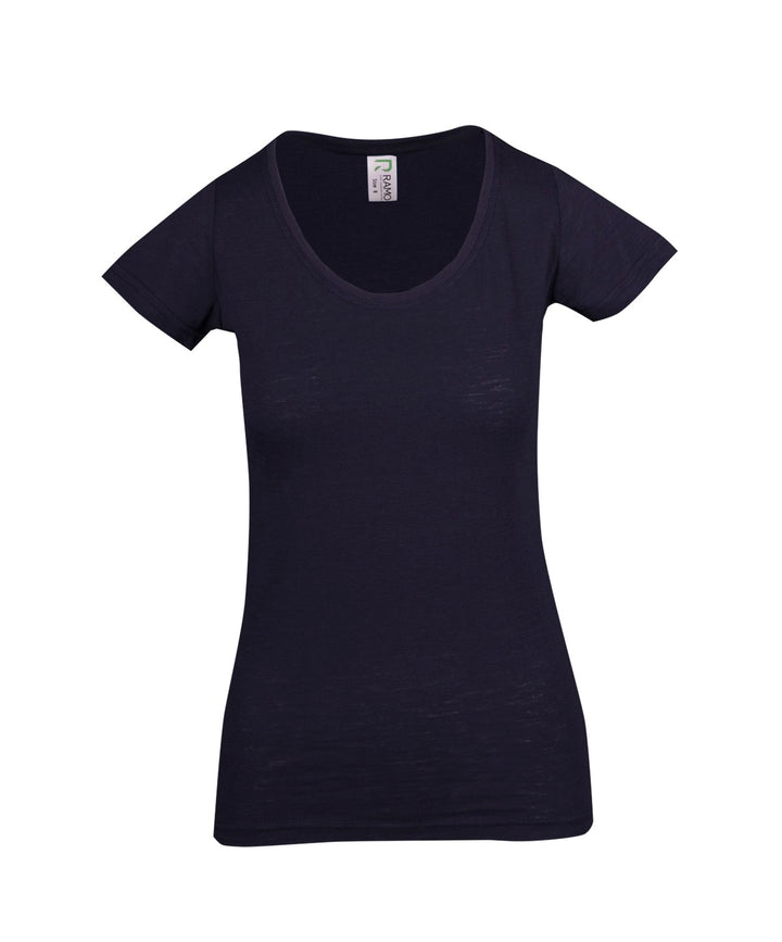 Women's Raw Cotton Wave T-shirt - T917LD