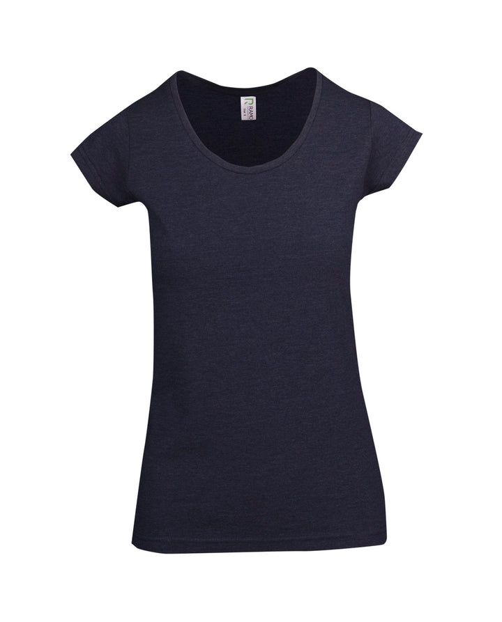 Ladies Marl Scoop Neck T-shirt - T938LD