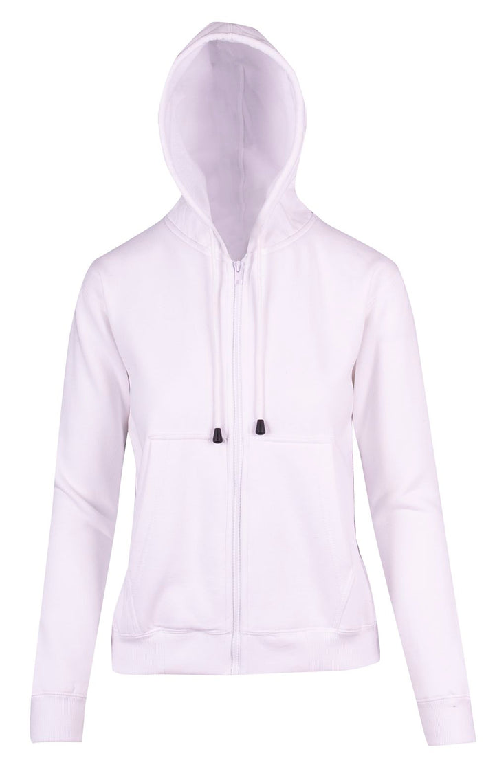 Ladies/Juniors Zipper Hoodies with Pocket - TZ66UN (12 Colours)