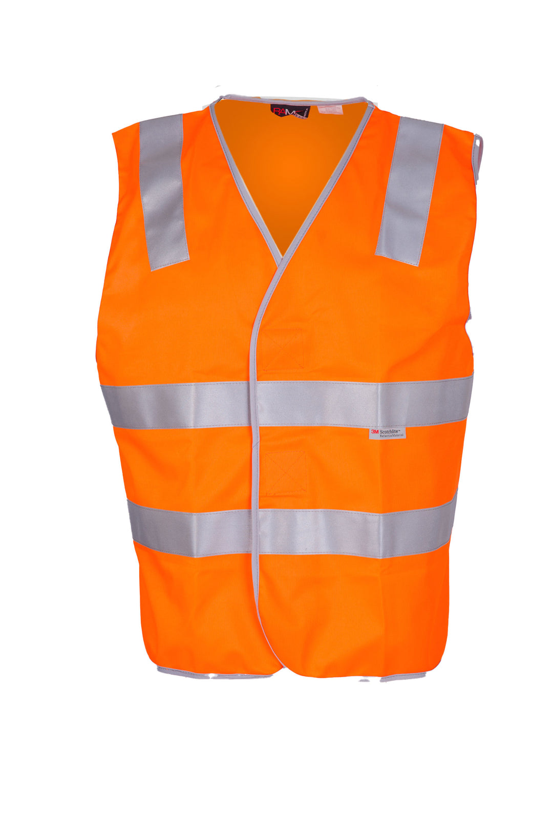 Polyeter Vest with Reflective Tape  - V001HP